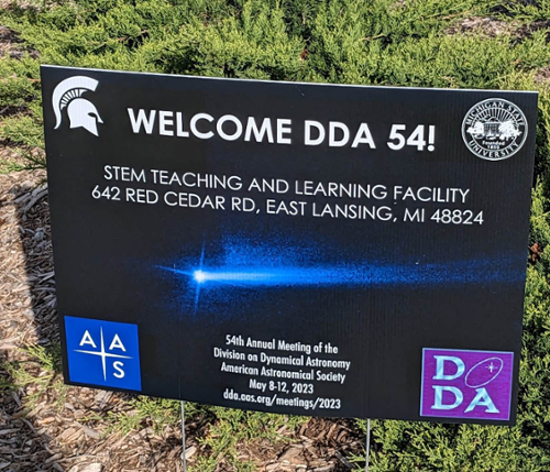 DDA Welcome Sign