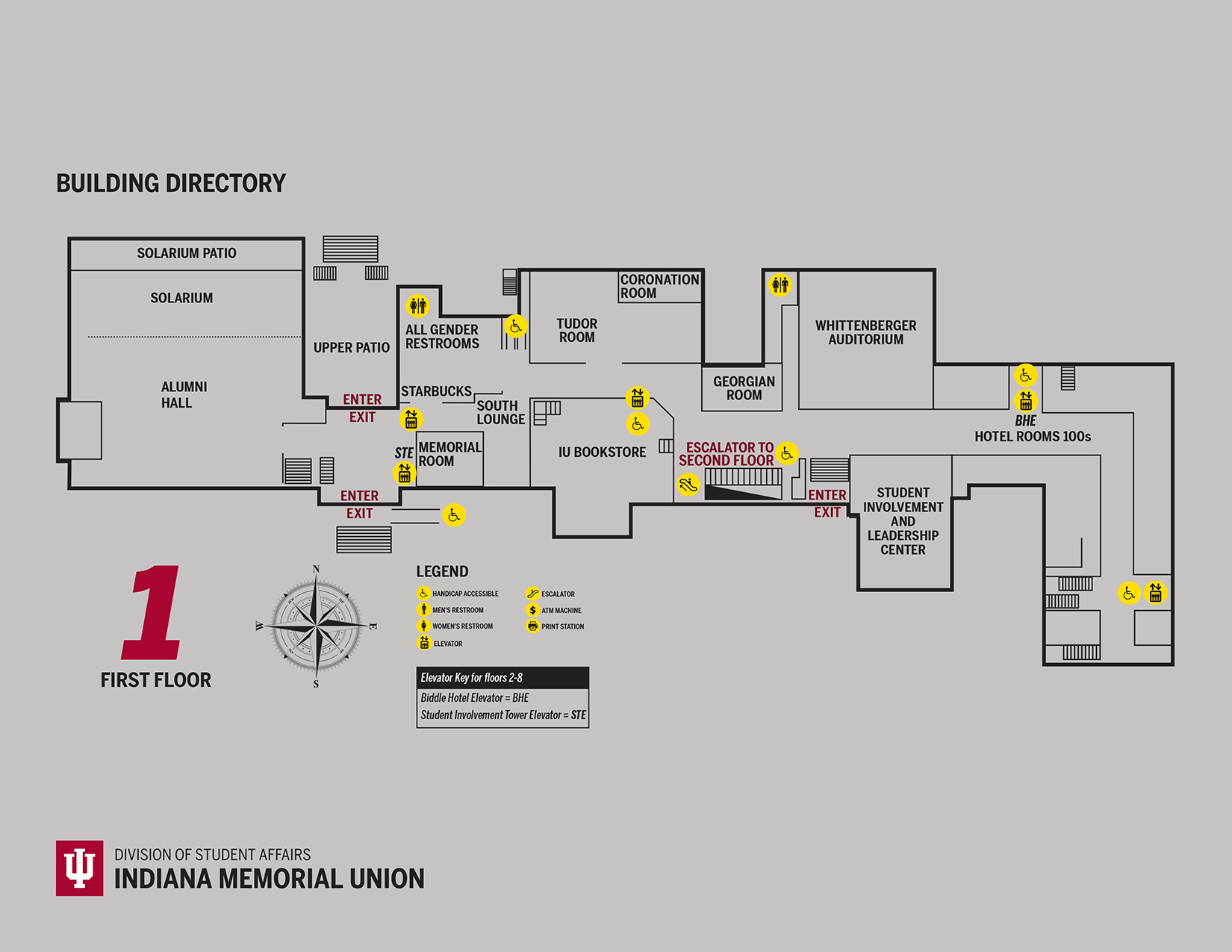 IMU First Floor Map